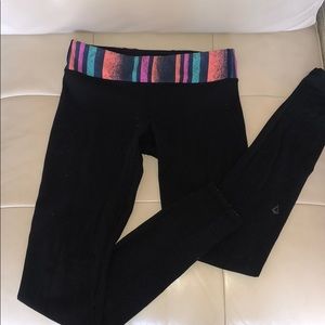Ivivva striped waistband leggings